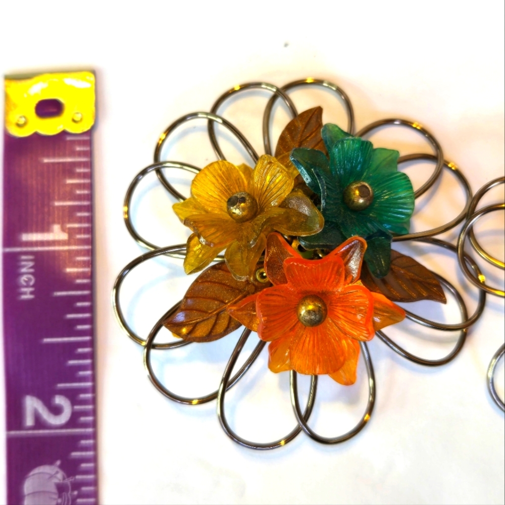 Vintage West Germany Clip Earrings 7e View 2